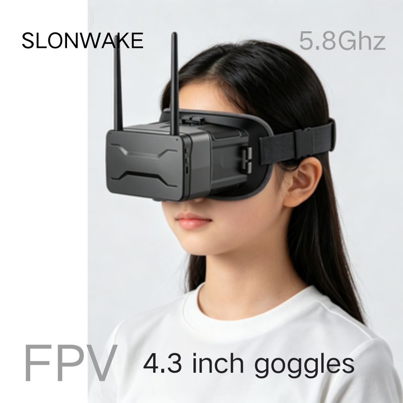 Fpv Drone Goggles - Gafas FPV 5.8G de 4.3 Pulgadas,