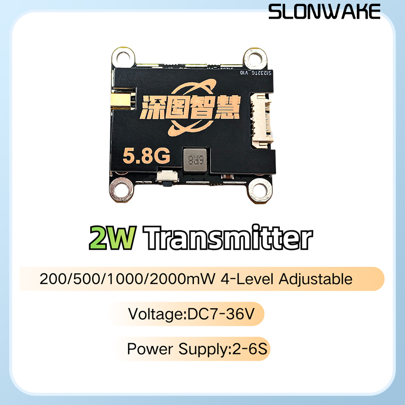 Transmisor VTX SLONWAKE 5.8G 5 - Fpv Drone Frame reseña y precio
