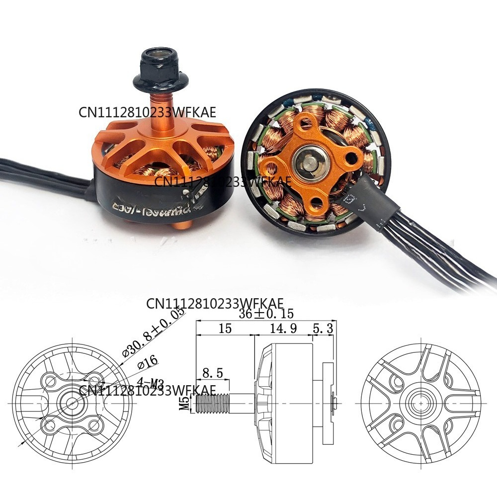 Motor YSido 2507 1800KV para d - Fpv Drone Motor reseña y precio