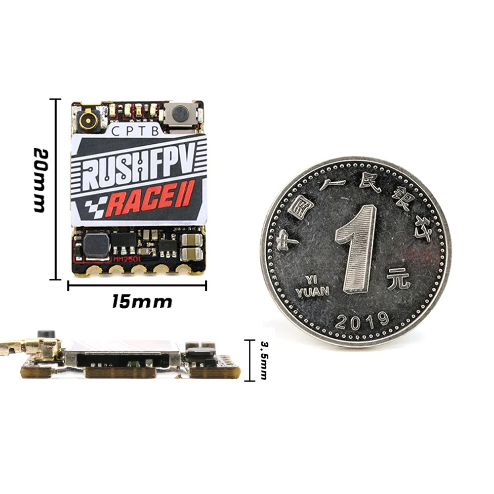 Transmisor de video VTX Rushfp - Fpv Drone Battery reseña y precio