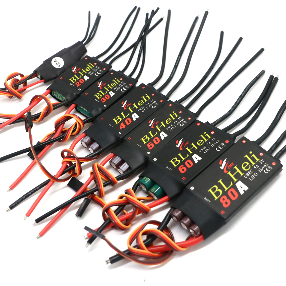 BLHeli sin escobillas ESC 80A  - Fpv Drone Battery reseña y precio